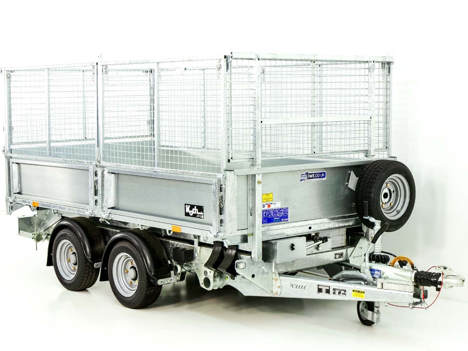 Ifor Williams Heckkipper TT 3621 198x362cm 3,5t | E-Pumpe | Gitter 80 cm-Neu