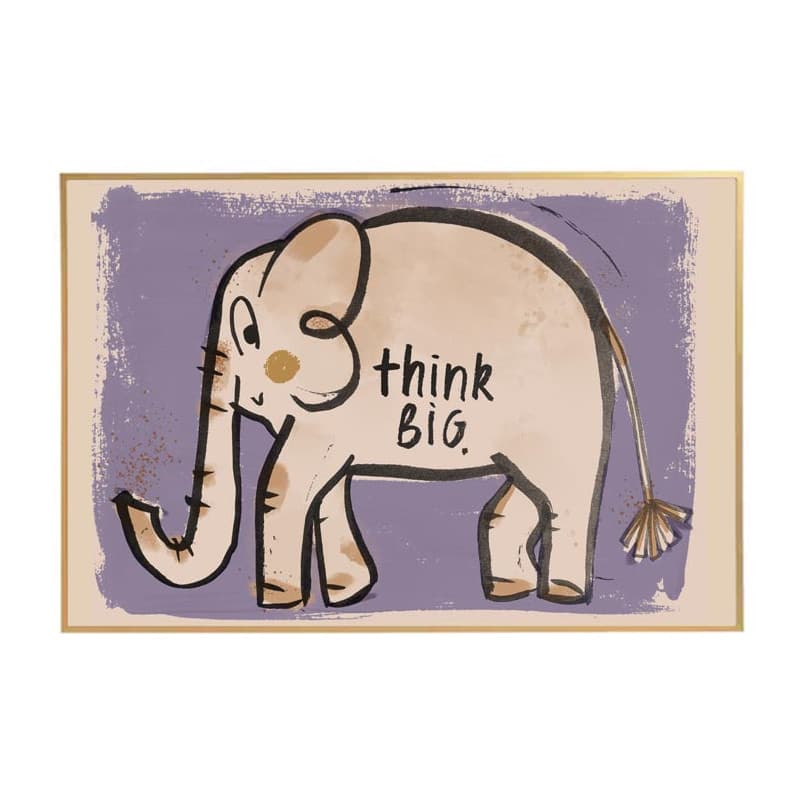 Affiche murale - oli l'éléphant - studioloco