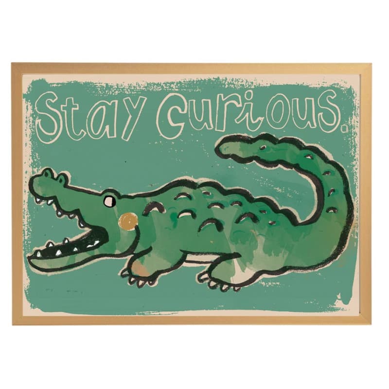 Affiche murale - mon petit croco - studioloco
