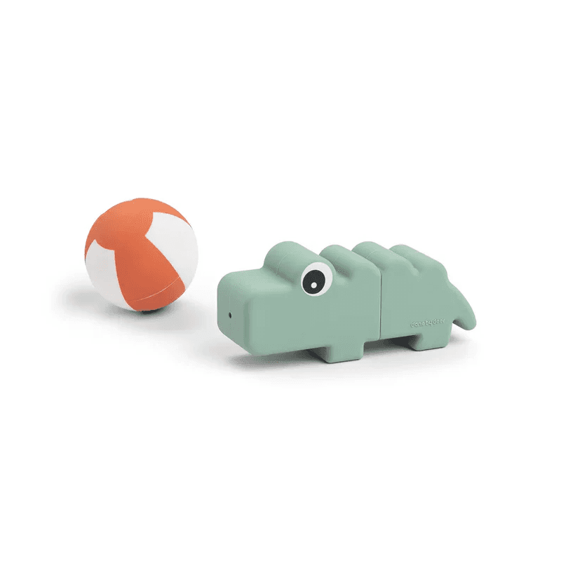 Jouet gicleur de bain croco vert