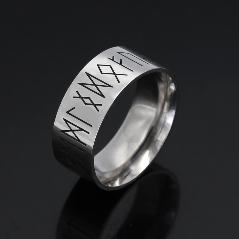 Bague Viking ancestrale argenté - 10