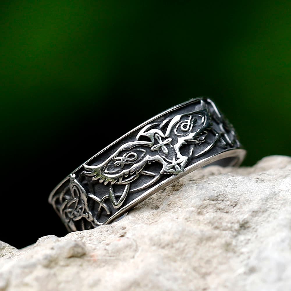 Bague Viking des Ailes d'Odin - 11