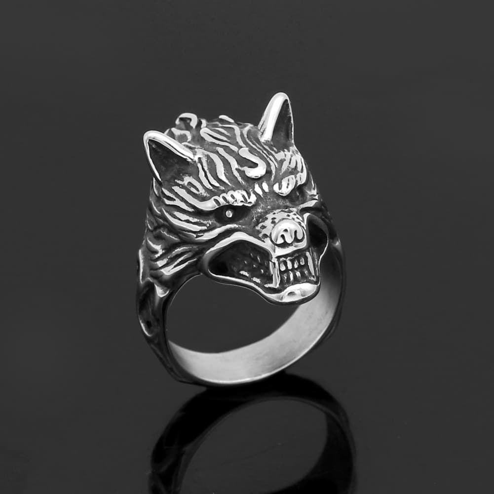 Bague viking Fenrir - 13