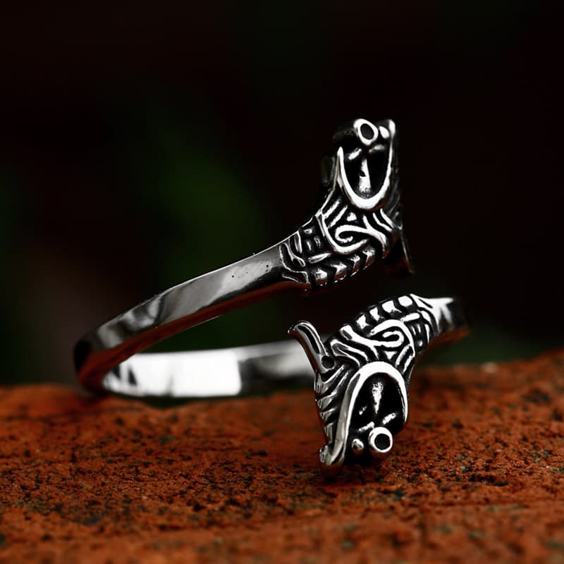 Bague viking Fraternité du Loup - 11