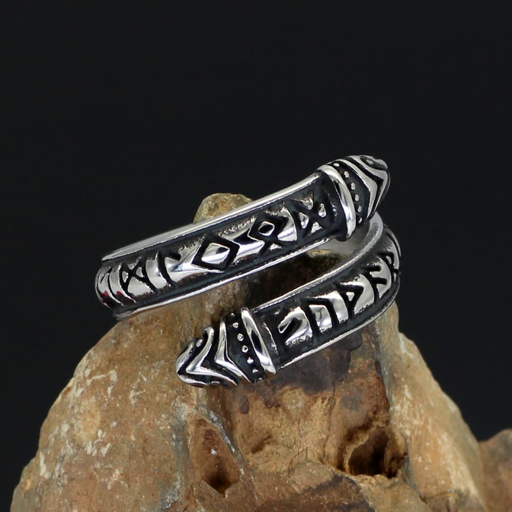 Bague viking ouverte - 12