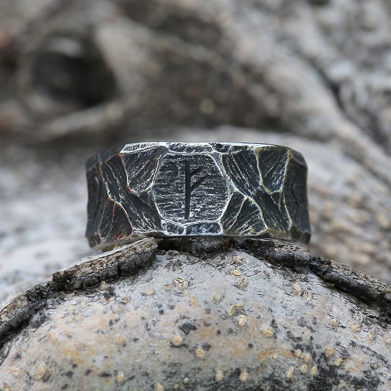 Bague viking rune Destinée héroïque - 12