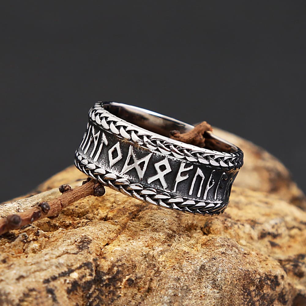 Bague viking simple vintage - 11