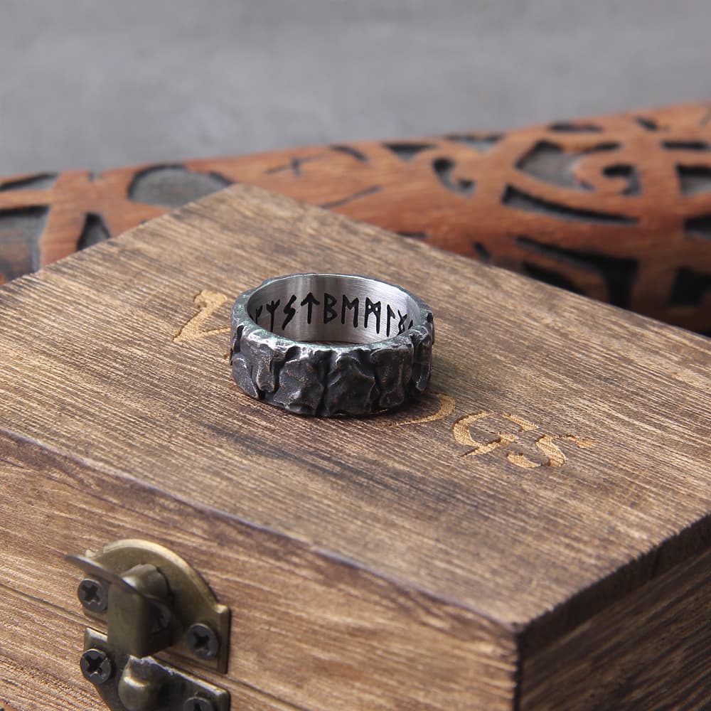 Bague viking style gothique - 10