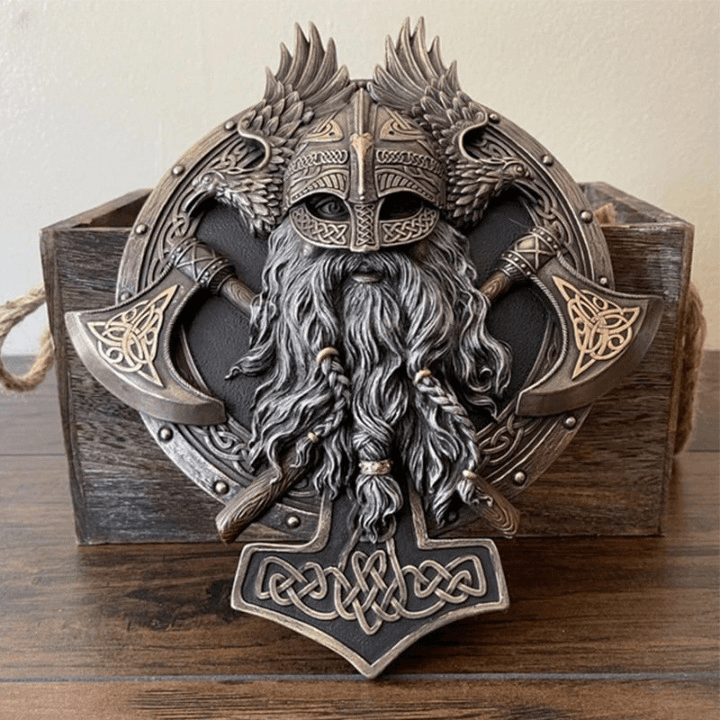 Bouclier Viking à Double Hache