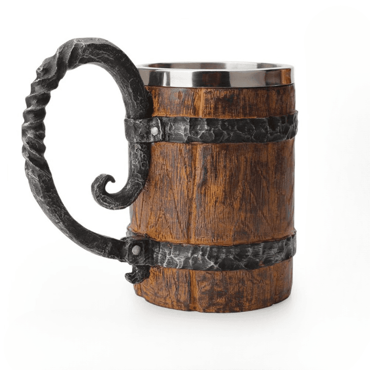 Chope viking en bois grande taille