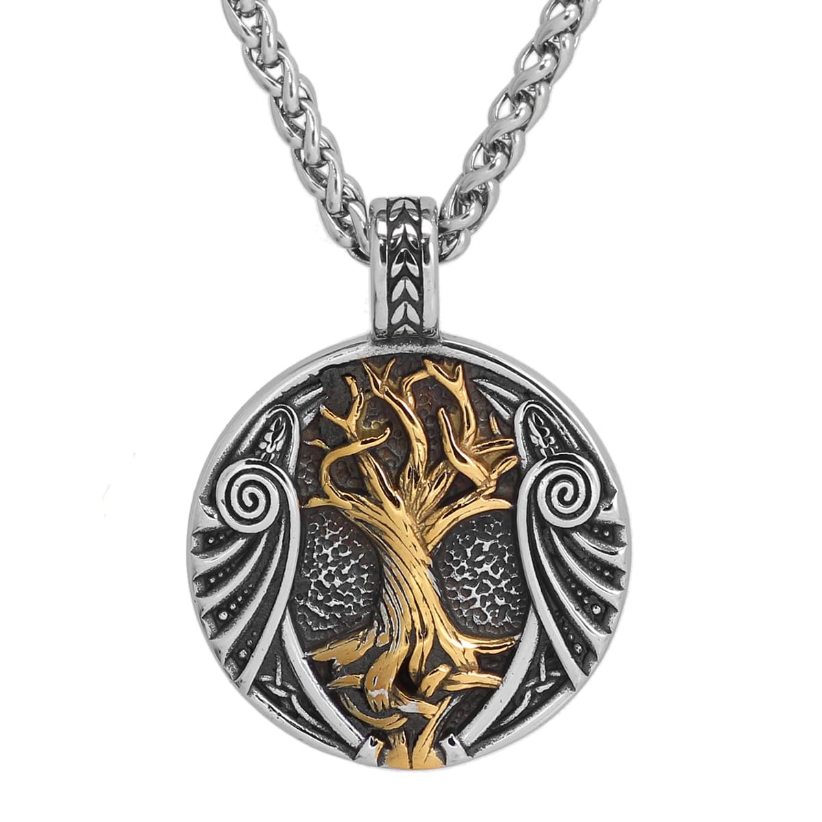 Collier Viking l'Arbre des Mondes