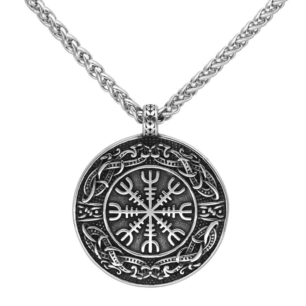 Collier viking Aegishjalmur