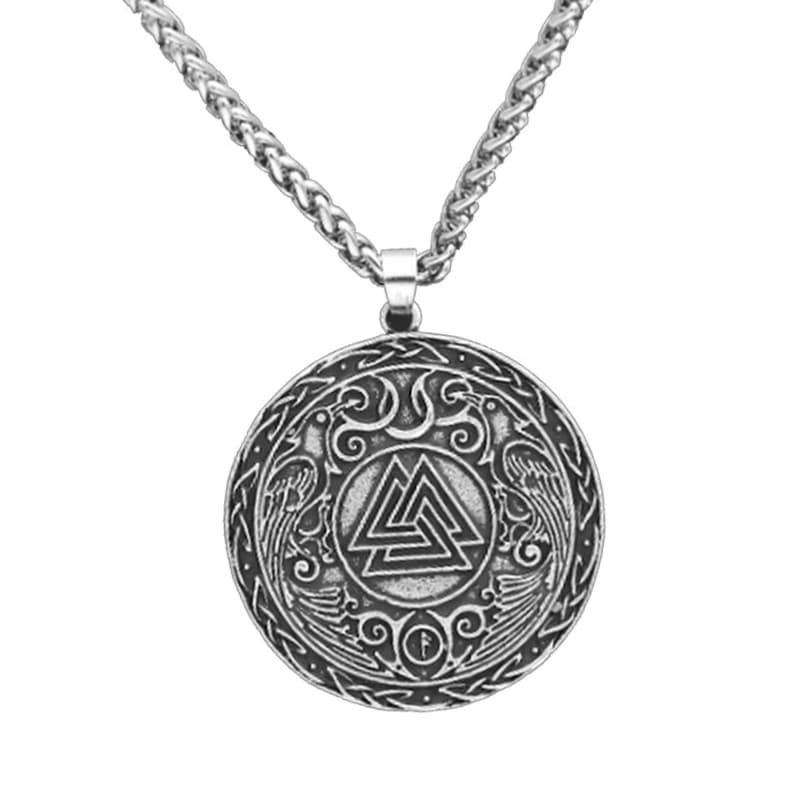 Collier viking Valknut de la Trinité
