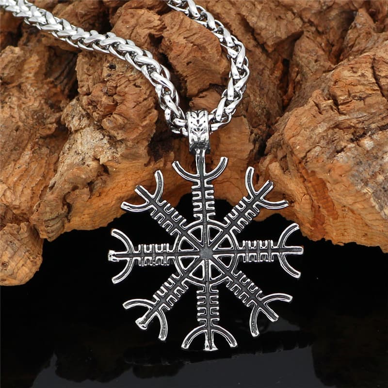 Collier viking flocon de neige