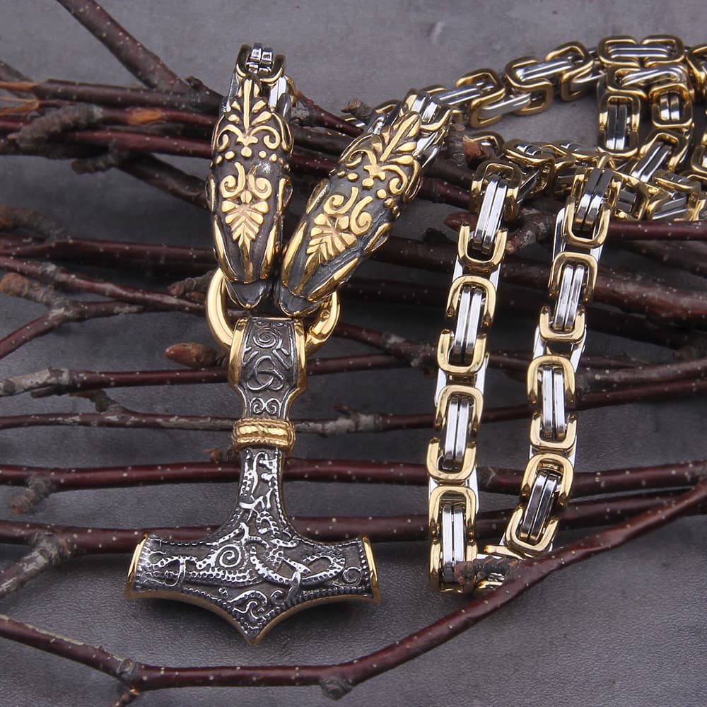 Collier viking la puissance de Thor