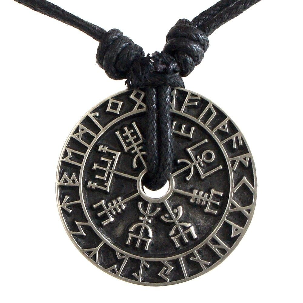 Collier viking runique Vegvisir