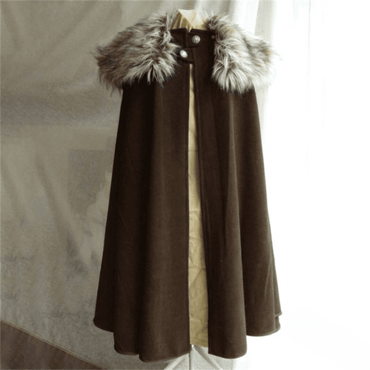 Déguisement viking Manteau marron - XL