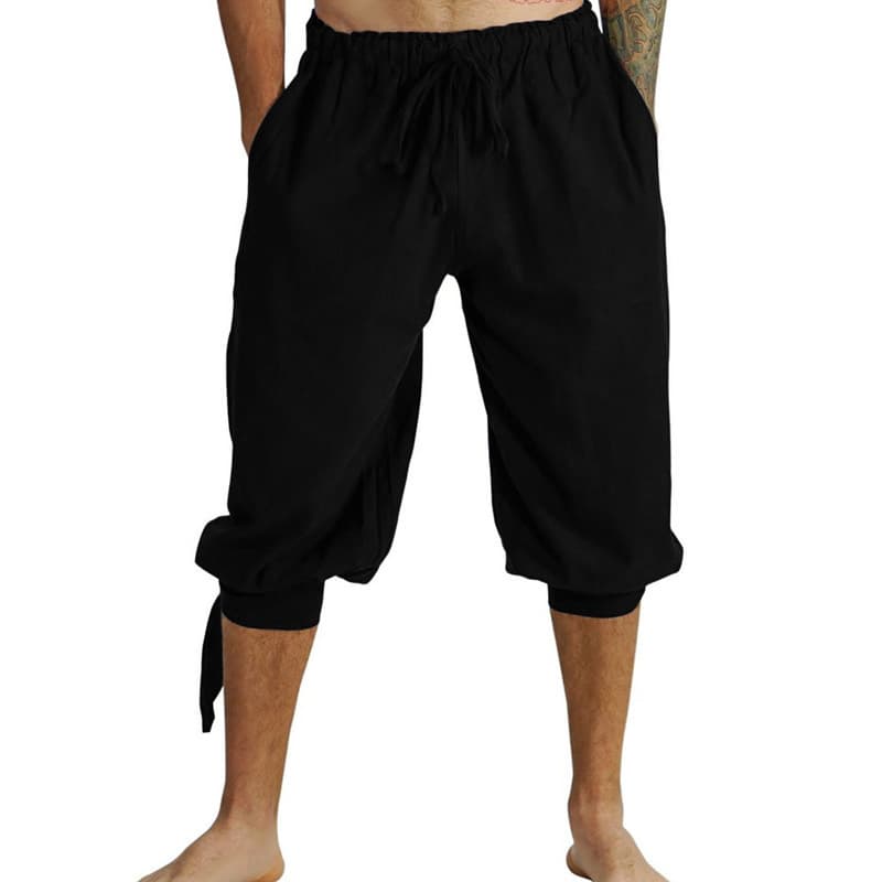 Déguisement viking pantalon noir - L