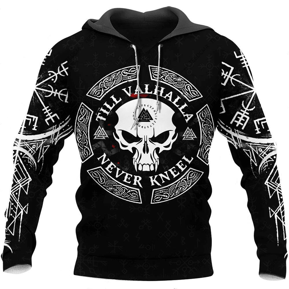 Hoodie viking Crâne de Guerrier - XL