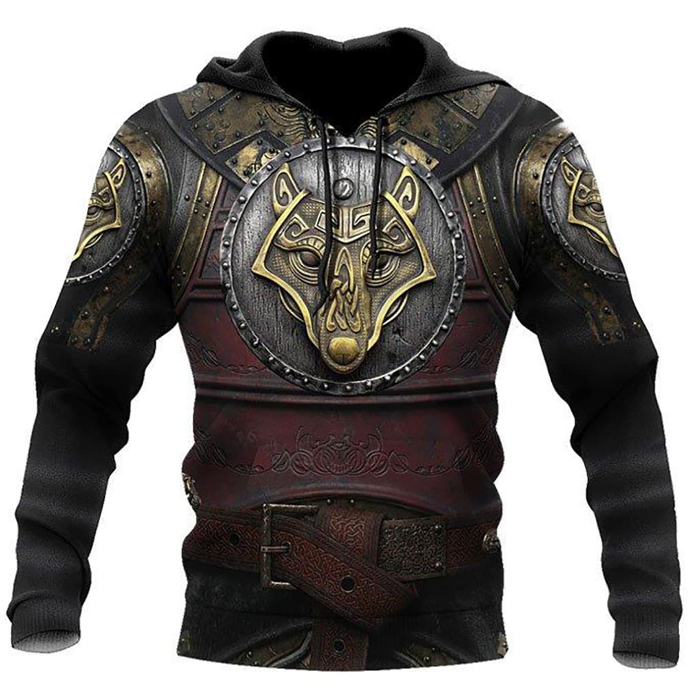 Hoodie viking Fenrir - XL