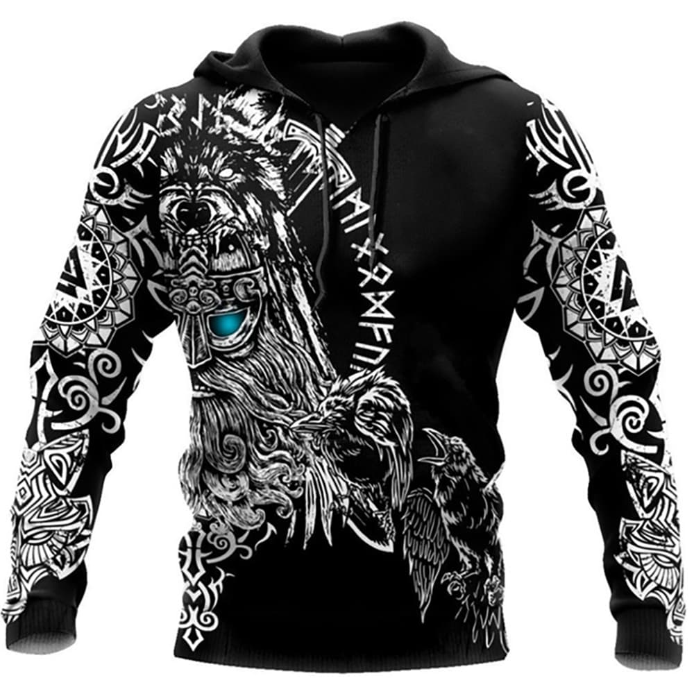 Hoodie viking Rêverie d'Odin - XL