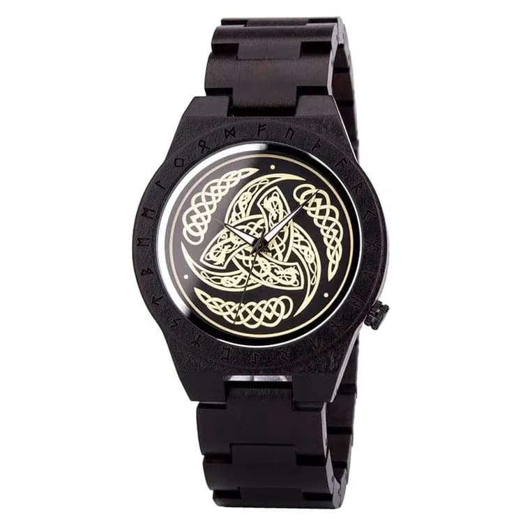 Montre en Bois La Corne d'Odin