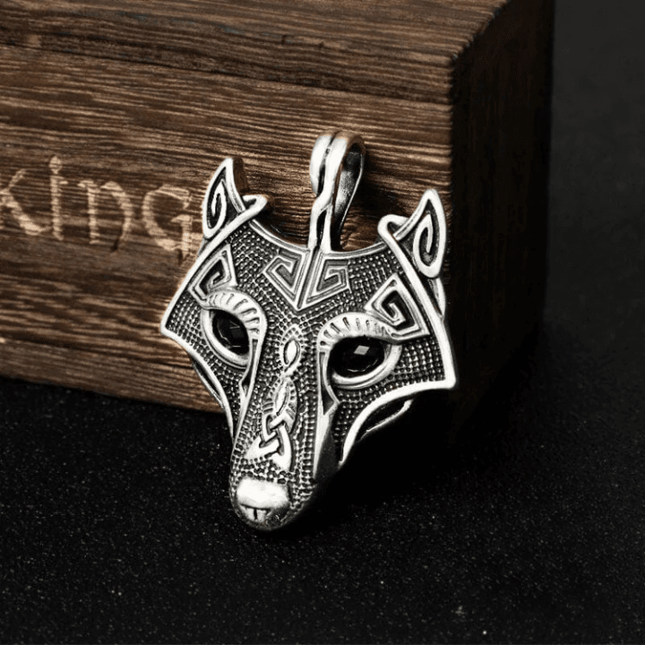 Pendentif viking Masque de Fenrir
