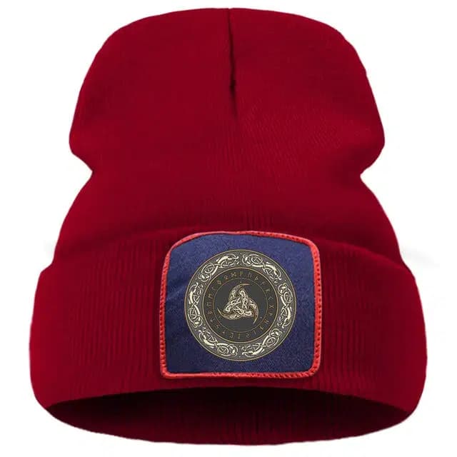 BONNET TRIPLE CORNE D'ODIN - Rouge