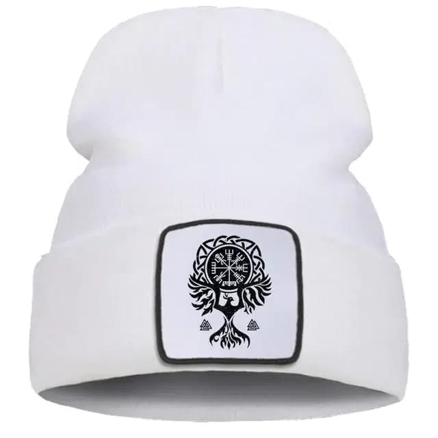 BONNET VIKING CORBEAU - Blanc