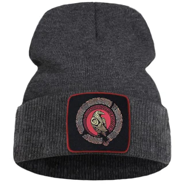 BONNET VIKING CORBEAU - Gris foncé