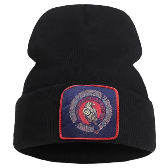 BONNET VIKING CORBEAU - Noir