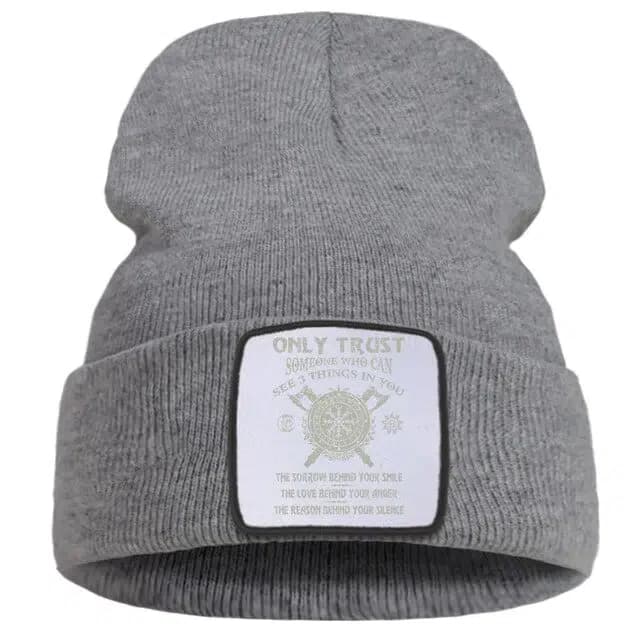 BONNET VIKING bouclier - Gris