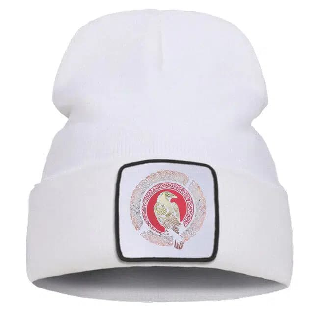 BONNET VIKING CORBEAU - Blanc
