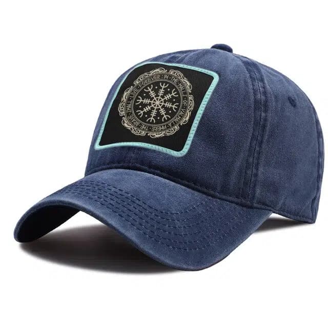 CASQUETTE AEGISHJALMUR - Bleu Marine