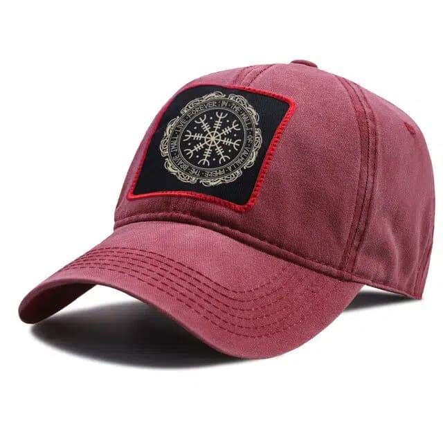 CASQUETTE AEGISHJALMUR - Rouge