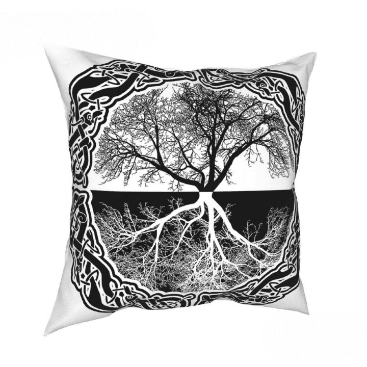 Coussin Viking Arbre Originel - 30x30cm
