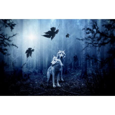 Drapeau Loup Freki & Geri - 130 x 150 cm