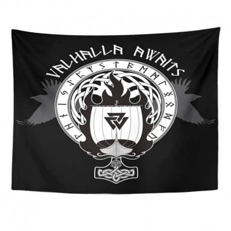 Drapeau Viking Valhalla - 100 x 150 cm