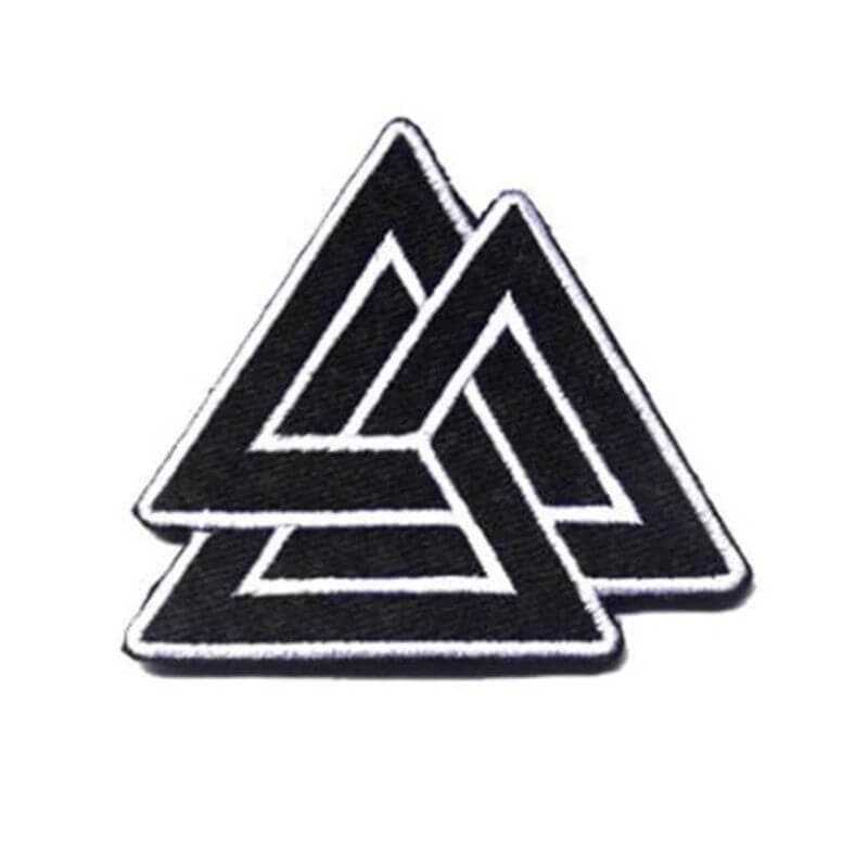 Écusson Valknut - Noir