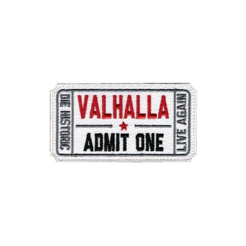 Ecusson Viking Valhalla - Blanc
