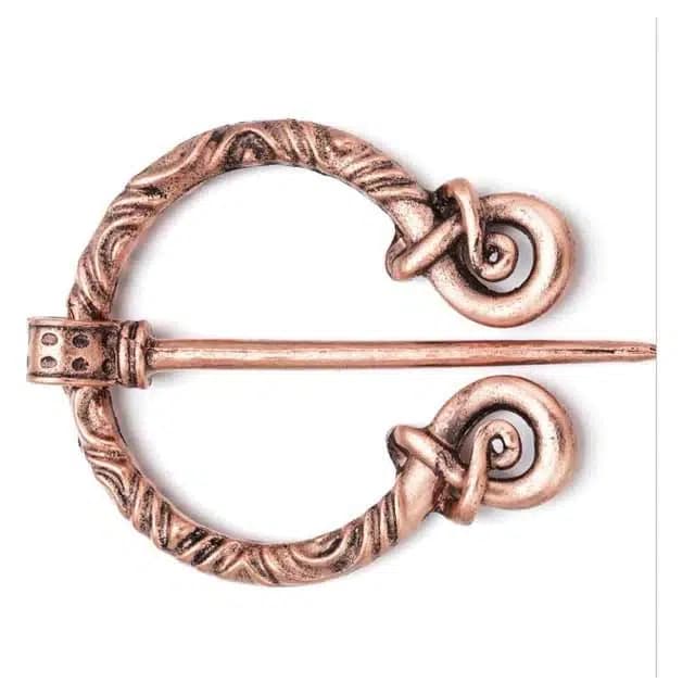 FIBULE VIKING SERPENT - Cuivre