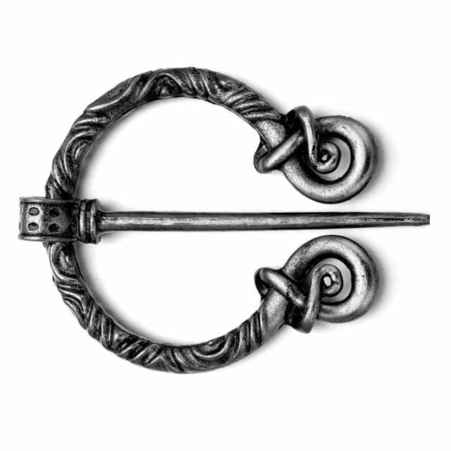 FIBULE VIKING SERPENT - Étain