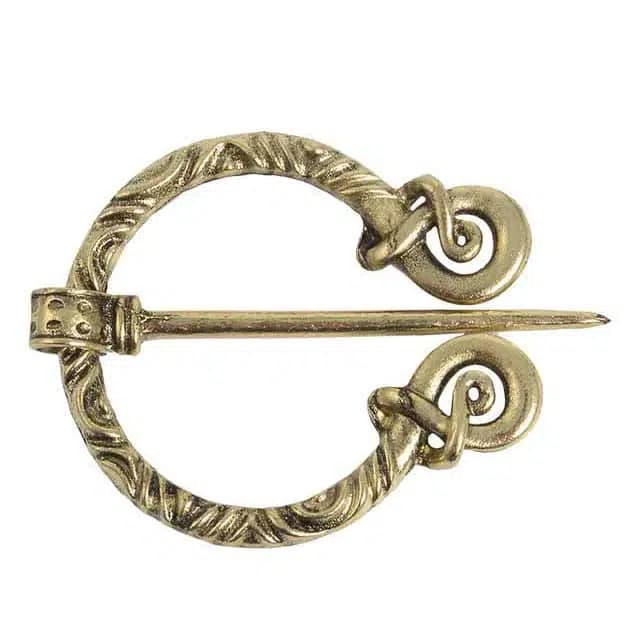 FIBULE VIKING SERPENT - Laiton