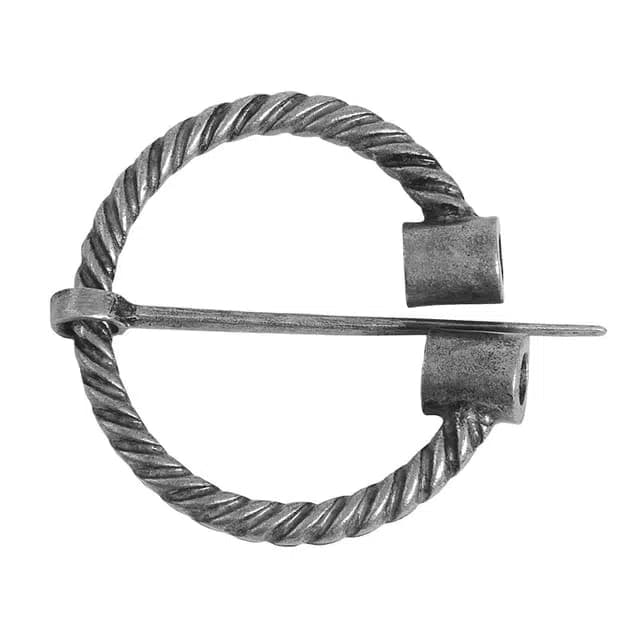 FIBULE VIKING rustique - Argent