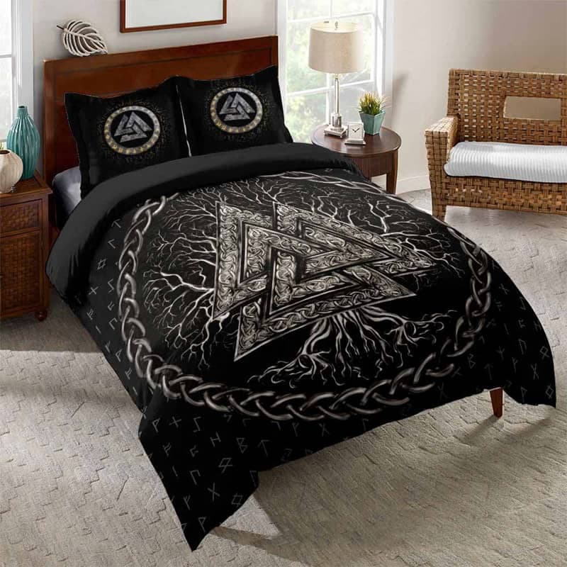 HOUSSE DE COUETTE VIKING - VALKNUT - Simple 172 x 218cm