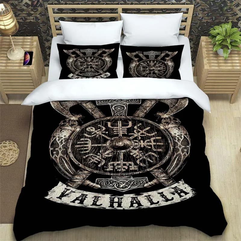 Housse de couette viking valhalla - 200x230cm