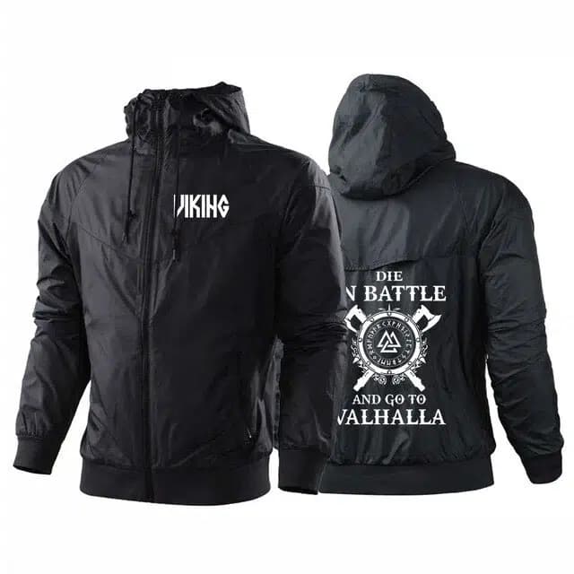 MANTEAU COUPE VENT VALHALLA - M - Noir