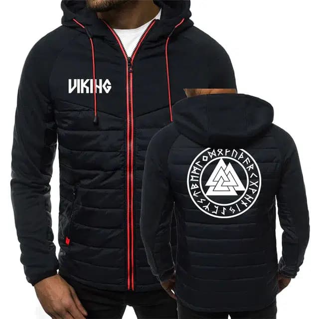 MANTEAU VALKNUT léger - L - Noir