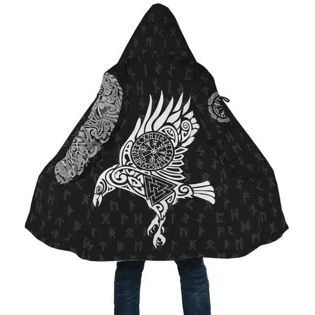 MANTEAU VIKING CORBEAU MUNIN - XL