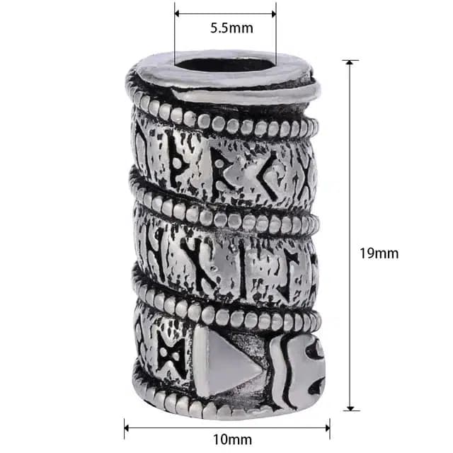 PERLE RUNES VIKING - Grand - 19mm